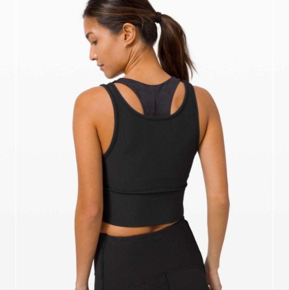 Lululemon Ribbed Power Pivot Tank Crop Reversible - Picture 3 of 7